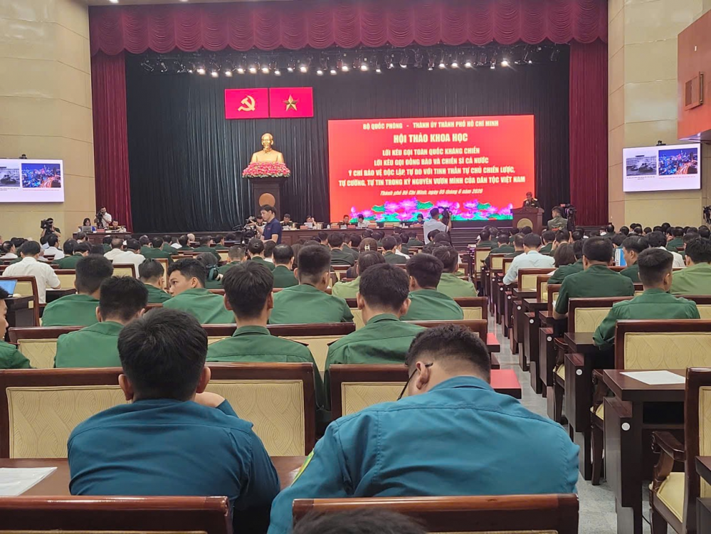 Bí thư Đảng bộ Ban Tuyên giáo và Dân Vận Thành ủy dự Hội thảo khoa học “Lời kêu gọi toàn quốc kháng chiến” tại Thành phố Hồ Chí Minh